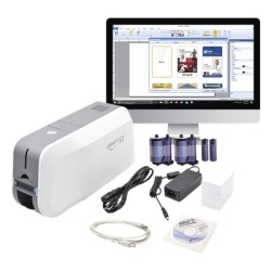 IDP SMART51SK Kit de Impresora tarjetas de PVC / Puede Crecer a Laminador/ Una Cara / Incluye: 2 x Ribbon a Color 100 Tarjetas PVC Kit de Limpieza Software