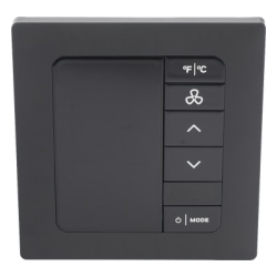 INNCOM 201-528-100-BK INNCOM e7 EMS / Termostato de Gestion Energetica / 100-277 VAC / FCU 2 y 4 Tubos / BACnet MS/TP y Wi-Fi / Sensor PIR / Onix Negro