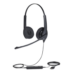 JABRA BIZ-1500-DUO-USB Jabra Biz 1500 Duo auricular profesional con cancelacion de ruido ideal para contact center con conexion USB (1559-0159)