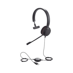 JABRA EVOLVE-20-MONO-UC Jabra Evolve 20 Mono con conexion USB microfono con cancelacion de ruido de ultima generacion configuracion Plug and Play (4993-829-209)