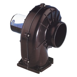 JABSCO 34739-0020 Soplador de ventilacion marina de 3 pulgadas con montaje en brida construido en plastico reforzado
