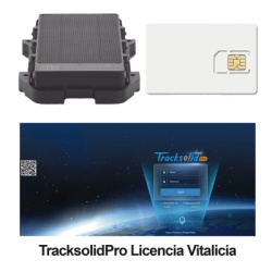 JIMIIOT LL303KIT3 KIT Localizador 4G con carga solar / Semiautonomo / Rastreo de contenedores / Cajas de trailer / Alarma de sabotaje audible / Incluye Licencia vitalicia VTSCX y SIM de datos SIM500MB