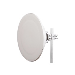 JIROUS JRC35DMCB5X Antena direccional Alto Rendimiento / Parabola profunda para mayor aislamiento al ruido /4 ft / Guia de onda para radio B5x y C5x / Ganancia de 35 dBi / Soporte de acero inoxidable