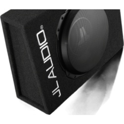 JL AUDIO 10-03057-00 Subwoofer con Caja para Coche / 12 Pulgadas / Caja Sellada Tipo Camión / 400 W RMS / 2 Ω / Rejilla Incluida