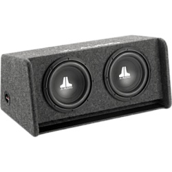 JL AUDIO 10-03237-00 Subwoofer W0v3 dual de 10 pulgadas / Car Audio / 300 W RMS (Simple) o 600 W RMS (Dual) / Impedancia 2 ohm o 4 ohm / Carcasa con Puertos de Ranura / Polipropileno Relleno de Minerales / Terminal con Botones