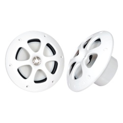 JVC KENWOOD KFC-1613MRW Par de altavoces fabricado en grado marinos en color blanco de 6.5" de 100 W de entrada maxima