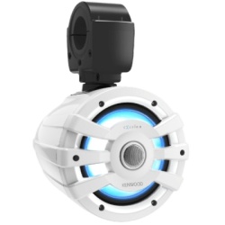 JVC KENWOOD XM77TWL Altavoz de Torre de 100W RMS / 7.7" PP Mica Cone / 4 Ohm / 60Hz-20kHz / IPX6 / RGB Lighting Control / Incluye RF Remote Control / Sincronizacion de 12 Pares