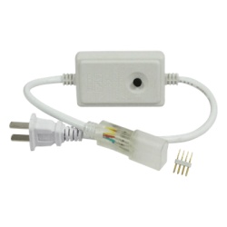 JWJ JLP-M09 Adaptador de corriente con control de funciones manual para manguerea Neon LED RGB JUML-5050-03.