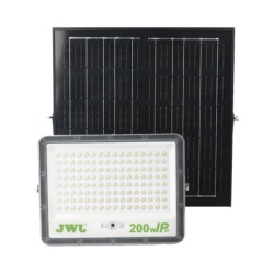 JWJ JLRE-SOL-01-200N Reflector de 200 W con Panel Solar / Bateria 3.2 V CD / T.C.C. 6 500 K / IP65.