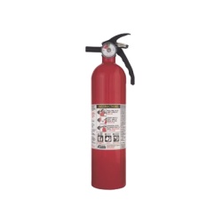 KIDDE FA110MS Extintor Desechable de Polvo Quimico Seco | Fuegos Clase A B y C | Soporte Metalico | Paquete con 6 | 2.5 lb pieza