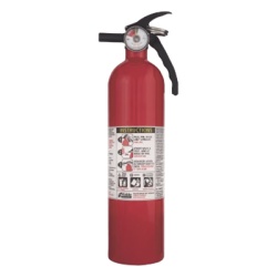 KIDDE PRO2.5MP-V Extintor desechable de polvo quimico seco multiproposito para fuegos clase A B y C 2.6 lb con soporte metalico paquete de 6