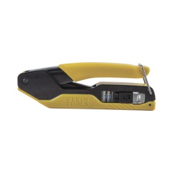 KLEIN TOOLS VDV226-005 Ponchadora/Pelacables/Cortacables con Matraca para Conectores Pass-Thru RJ45