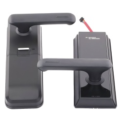 KOCOM KDL4100S Cerradura Inteligente con apertura a traves de app / Codigo para visitantes/soporta hasta 50 Tarjetas (no incluidas)/ Contrasenas