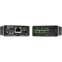 KRAMER FC-102NET Codificador Dante 2 Canales | 2 Salidas Mono Balanceadas | PoE | Conversión ADC 32 bits | Frecuencia de Muestreo 96 kHz | AES67 | Control RS-232 | PicoTOOLS
