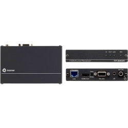 KRAMER TP-580R Receptor HDBaseT / 4K60 4:2:0 / HDMI 2.0 / HDCP 2.2 / RS-232 e IR Bidireccional / Extensión 40 m (130 ft) 4K / 70 m (230 ft) Full HD / I-EDIDPro