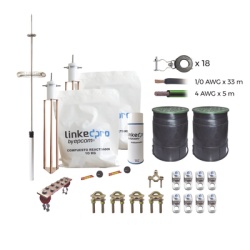 LINKEDPRO BY EPCOM KLP-TZ27-PRO Kit Pararrayo LINKEDPRO con Accesorios de Instalacion en Torre de Hasta 27 m de Altura.