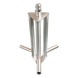 LINKEDPRO BY EPCOM LP-EINX Electrodo Acero Inoxidable / Diseno Delta / Cilindro Equipotencial Autoconectable / Terrenos Corrosivos / Reemplazo Tierras Naturales