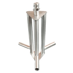LINKEDPRO BY EPCOM LP-EINX Electrodo Acero Inoxidable / Diseno Delta / Cilindro Equipotencial Autoconectable / Terrenos Corrosivos / Reemplazo Tierras Naturales