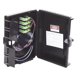 LINKEDPRO BY EPCOM LP-FAT16 Cierre de Empalme para 24 Fusiones de Fibra Optica Interior/Exterior con 16 Acopladores SC/APC y Splitter 1x16 SC/APC Incluido IP65