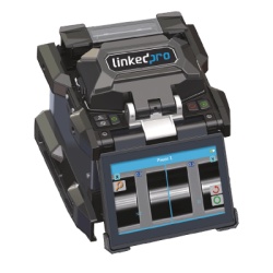LINKEDPRO BY EPCOM LP-FS-PRO-X7 Fusionadora de Fibra Optica con GPS para Fibra Optica Multimodo y Monomodo / Alineacion por Nucleo / 6 Motores para Mejor Precision en el Empalme / Capacitacion basica