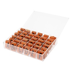 LINKEDPRO BY EPCOM LP-KER Kit Etiquetas Reflectivas para Identificacion de Cajas de Empalme