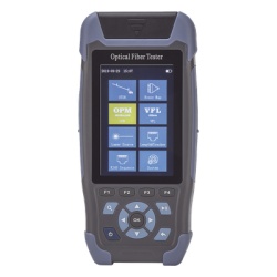 LINKEDPRO BY EPCOM LP-M-OTDR Mini OTDR para Fibra Optica Monomodo / Longitud de Onda 1310nm y 1550nm / Funcion VFL 10mW / Funcion OPM / Mapeo de Cables de Red RJ45 / Recargable / Distancia de Prueba h