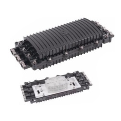 LINKEDPRO BY EPCOM LP-SCH96-3 Caja de Distribucion de Fibra Optica Horizontal hasta 96 Empalmes Exterior IP68 3 Puertos de Entrada y Salida