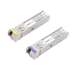 LINKEDPRO BY EPCOM LP-SFP-BD-1G-60 Transceptores Opticos Bidireccionales SFP (Mini-Gbic) / Monomodo 1490 & 1550 nm / 1.25 Gbps / 1000BASE-BX / Conector LC/UPC Simplex / DDM / Hasta 60 km / 2 Piezas