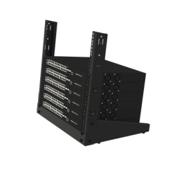LINKEDPRO BY EPCOM LPIR10U Rack de 19" 9 UR Para Uso en Mesa. Ideal para Instalaciones Temporales / Pruebas / Exhibicion