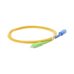 LINKEDPRO BY EPCOM LPSM3SCASCUS1 Jumper de Fibra Optica Monomodo SC/APC-SC/UPC Simplex de 1 Metro (3.28 Pies) 3mm