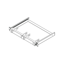 LINKEDPRO BY EPCOM SCH-ICOM2 Frente Deslizable para Rack de 19" 30 cm de Profundidad 1U. para 2 radios ICOM ICF-6013/54