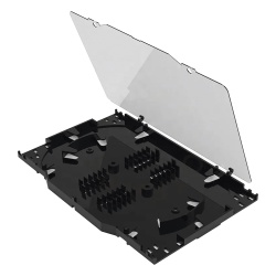LINKEDPRO LP-ODF-ST-8024 Charola de Empalme para Fibra Optica Proteccion para 24 Empalmes de Fusion o Mecanicos Compatible con Distribuidor LPODF8024