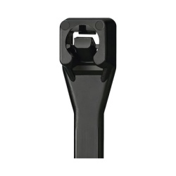 LINKEDPRO LP36100B Cinchos de Nylon con Sistema de Autobloqueo Seguro / Color Negro / 3.6 × 100 mm / Paquete con 100 Piezas