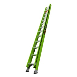 Little Giant Ladder Systems HYPERLITE28IA Escalera de Extension de Aluminio + Fibra de Vidrio Hasta 8.5 m. !La Mas Liviana del Mundo! (No. Parte: 18728)