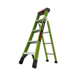 Little Giant Ladder Systems KING-KOMBO2-5IAAC Escalera de Tijera 3 en 1 de 1.5 Metros Fibra de Vidrio (SKU13906-001). Hecha en E.U.A. (Version 2.0)