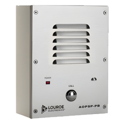 LOUROE ELECTRONICS AOP-SP-PB Intercomunicador LOUROE de audio para camaras IP