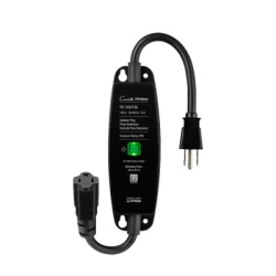 LUTRON CASETA WIRELESS PD15OUTBL Enchufe inteligente para exteriores de 120 V y 15 A para iluminacion y motores de 1/2 HP con control Pico directo o app y geovallado mediante Smart Bridge Caseta Wirel