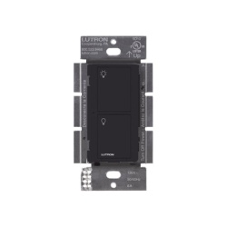 LUTRON CASETA WIRELESS PD6ANSBL Interruptor inteligente de pared on/off requiere cable neutro control remoto via app y Pico Caseta Wireless
