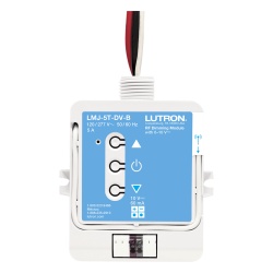 LUTRON ELECTRONICS LMJ5TDVB Modulo de atenuacion RF con control 0-10 V para balastros fluorescentes y drivers LED conmuta hasta 5 A a 120/277 V para sistemas RadioRA 2 y HomeWorks QS