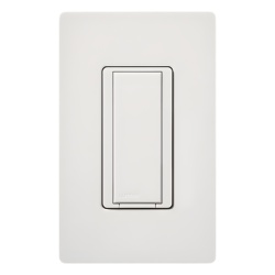 LUTRON ELECTRONICS MA-AS-WH Interruptor accesorio Maestro para control multi-ubicacion de luz o ventilador encendido y apagado con un toque requiere interruptor electronico Maestro color blanco