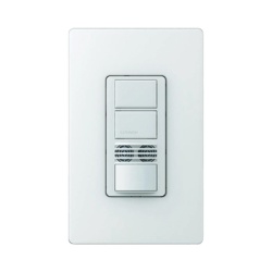 LUTRON ELECTRONICS MSB202SW Interruptor con sensor de ocupacion de doble tecnologia PIR y ultrasonico dos circuitos 120-277 V