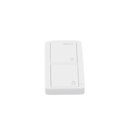 LUTRON ELECTRONICS PJ22BGWHL01 Control remoto inalambrico Pico de 2 botones para encender y apagar luces usable como control de mano o de pared compatible con Caseta Wireless RadioRA 2 y HomeWorks QS
