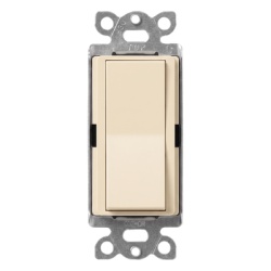 LUTRON ELECTRONICS SC1PSBIL Interruptor unipolar de paleta 15 A 120-277 V para iluminacion y motores linea Diva