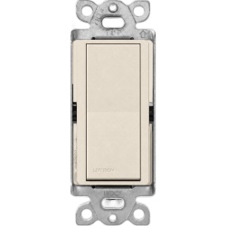 LUTRON ELECTRONICS SC3PSBIL Contacto duplex de pared 15 A con conexion a tierra linea Satin Colors de Lutron color Biscuit