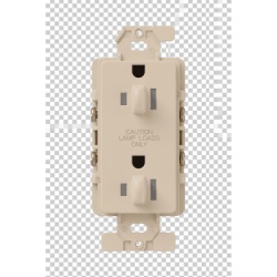 LUTRON ELECTRONICS SCR15DDTRTPL Tomacorriente Dúplex / 15 A / 125 V~ / Formato Decorador / Acabado Toupe / Línea Satin Colors