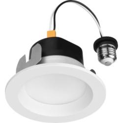 LUTRON RADIORA 3 RRLRD4WHTW Lampara Downlight Retrofit Recessed Lumaris / 800 lúmenes / 4 pulgadas (101.6 mm) / Blanco / Tunable White / 120 V 8.5 W /