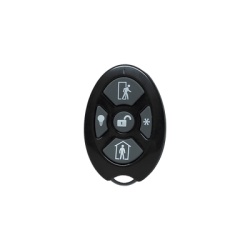 M2M SERVICES RE6005 ALULA - Control Remoto de Seguridad Cinco Botones / Compatible con Automatizacion del Hogar / Encriptacion Inalambrica / Indicador de Bateria Baja