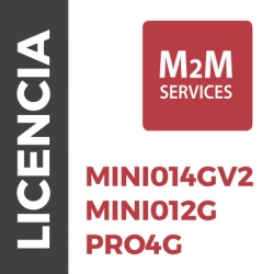M2M SERVICES VOUCHER1Y Servicio de datos por un Ano para comunicadores MINI014G/V2 y MINI012G con eventos ilimitados.