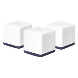 Mercusys H50G3PACK KIT de Sistema Inalambrico H50G Mesh / Doble banda 2.4GHz y 5GHz AC 1900Mbps / 3 Puertos 10/100/1000 Mbps / Control via App / Roaming Continuo