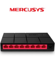 MERCUSYS MER3700004 MERCUSYS MS108G - MS108G - Switch no administrable de escritorio con 8 puertos 10/100/1000 Mbps diseno compacto y configuracion Plug and Play.